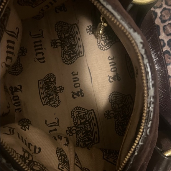 Vintage juicy couture brown velour bag - Picture 6 of 9